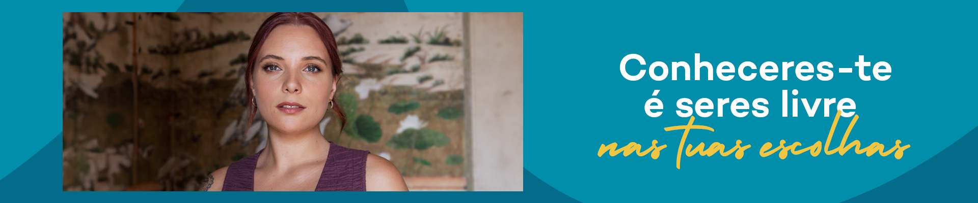 Header conheceres-te é seres livre